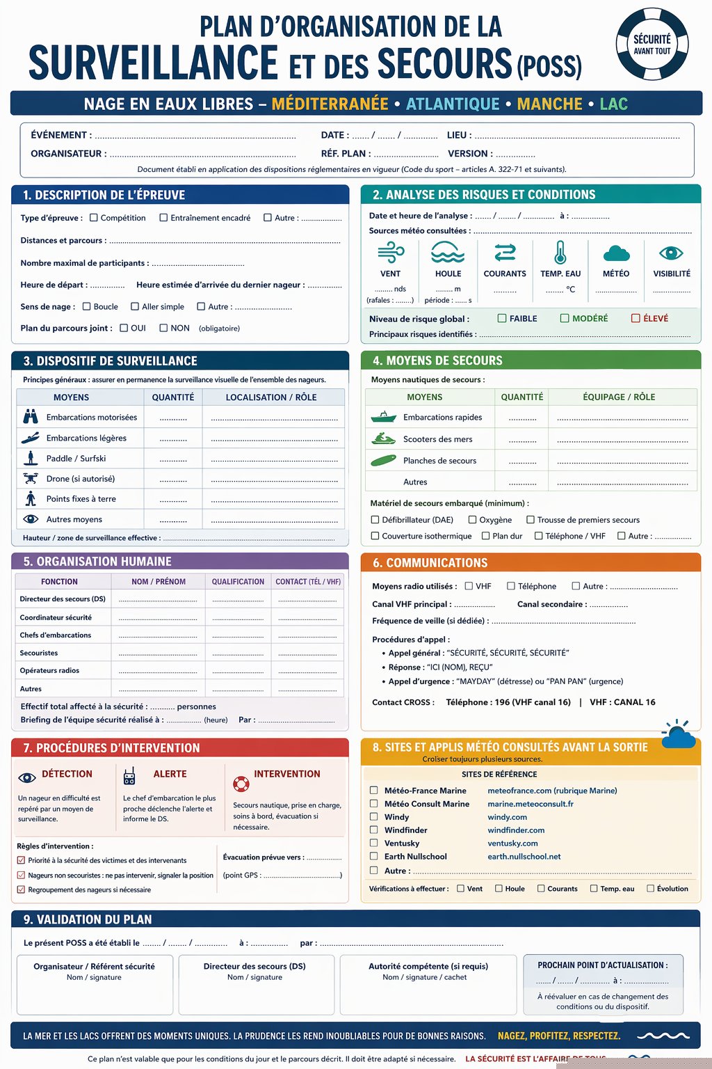 Plan d'Organisation de Surveillance et Secours (POSS)